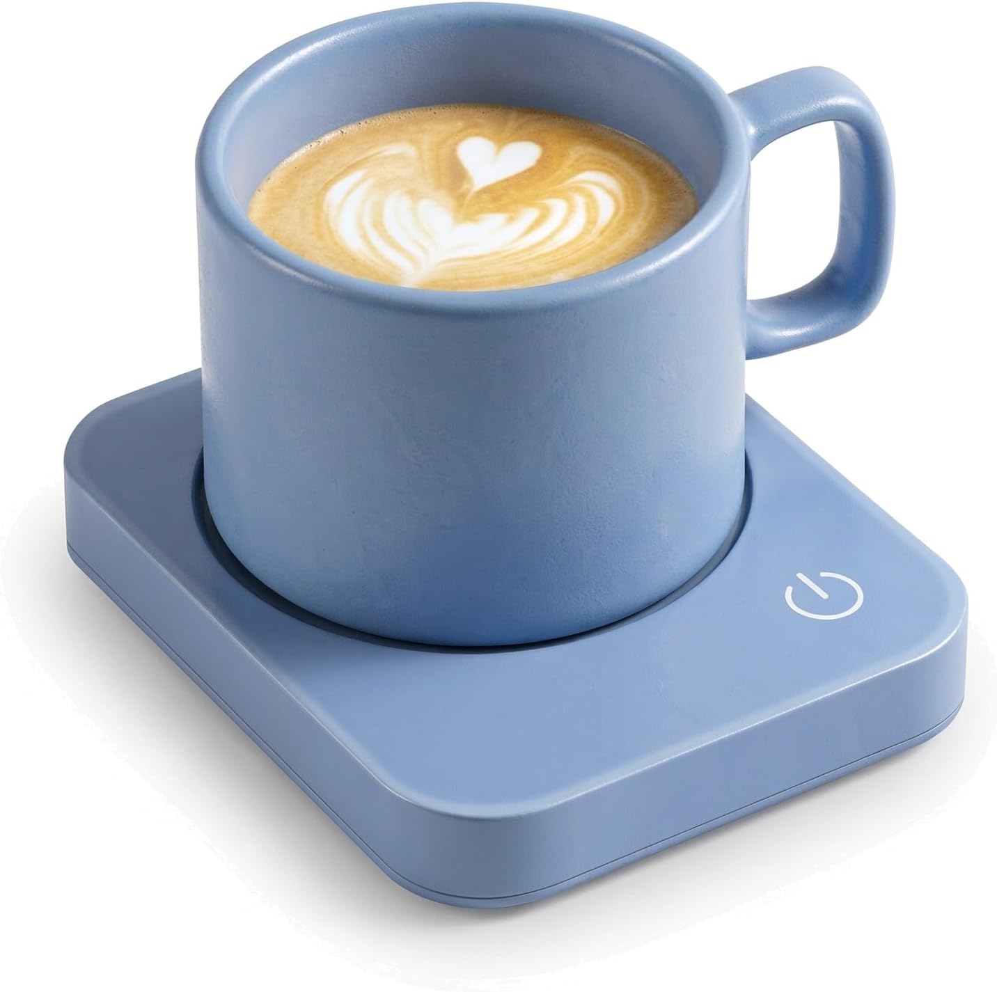 VOBAGA Coffee Mug Warmer for Desk with Auto Shut Off & 3-Temp Settings, Coffee Cup Warmer with Smart Safety Alert Home Office Accessory, Perfect for Coffee, Tea, Milk (No Mug)