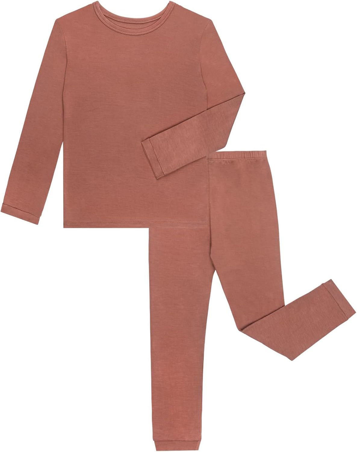 GUISBY Rayon made from Bamboo Pajamas Sets, Kids Toddler Boys Girls Daily Snug Fit Sleepwear Set