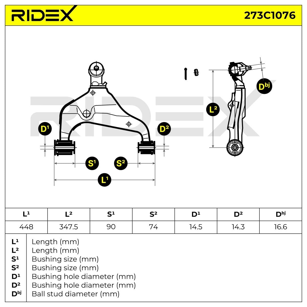 Wahacz Zawieszenia Koła RIDEX 273C1076 prawo przód Kompatybilny z TOYOTA HILUX pick-up GUN1 FORTUNER samochód terenowy zamknięty TGN6, KUN6, GGN6, T HILUX III pick-up TGN1, GGN2, GGN1, KUN2, KUN1