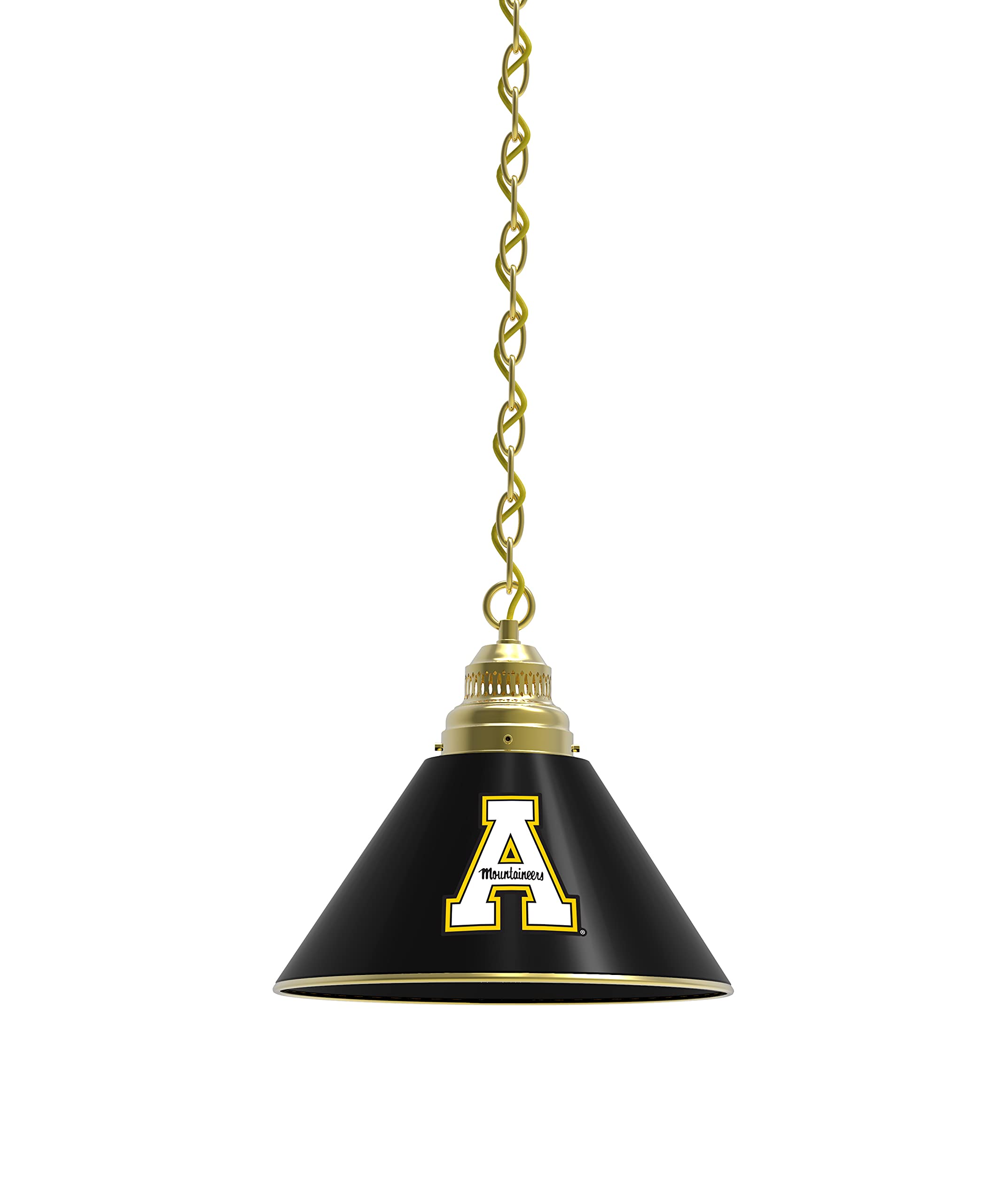 Holland Bar Stool Co. Appalachian State Pendant Light with Brass Fixture by The
