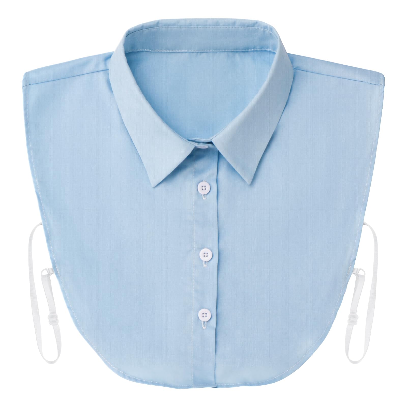 Detachable Dickey Collar Blouse for Women, Fake Half Shirts Faux False Collar for Girls Favors