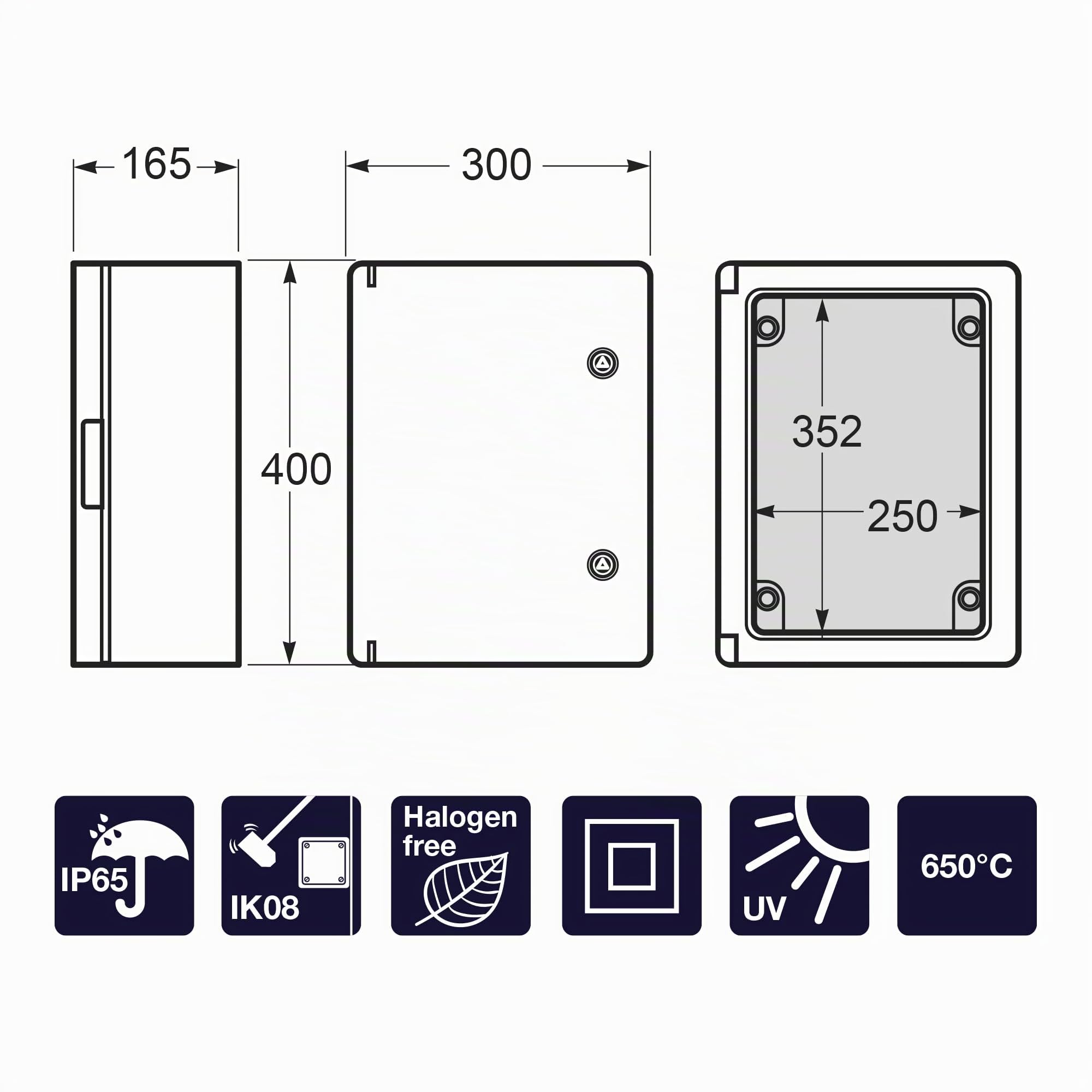 Famatel 39134 Magna Armoire 400 x 300 x 165 mm