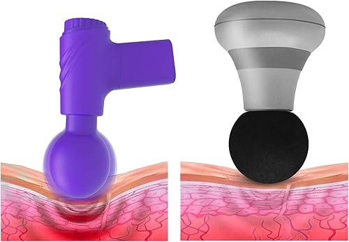 Miniatura 3 de ALWUP Mini masajeador de cabeza, masajeador de viaje eléctrico portátil para masaje de cuello, hombros y brazos, alivia el estrés