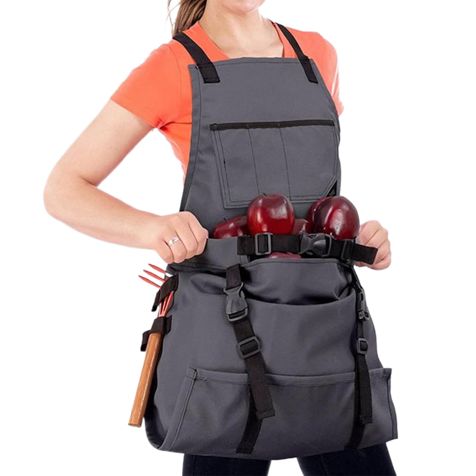 Tablier de jardin avec poches Blouse de Cuisine Imperméable et Réglable | Tablier pour la récolte Pour La Pelouse, La Terrasse, Hommes Et Femmes, Cuisine, Chef, Grillades Et Travai
