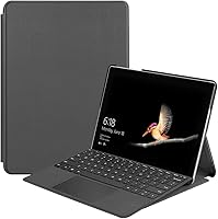 Vista 9 de Funda para Surface Go 4 2023 /Go 3 2021 /Go 2 2020 /Surface Go 2018, funda inteligente de piel delgada con soporte para lápiz para Microsoft Surface