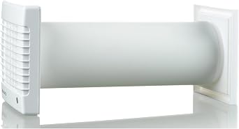 VENTS-US GK 150 MA - Easy to Install 6 Through The Wall Exhaust Fan with 176 CFM - Built to Remove Moisture, Harmful Fumes, Vapors, Odors, Humidity, and Common Indoor Air Contaminants