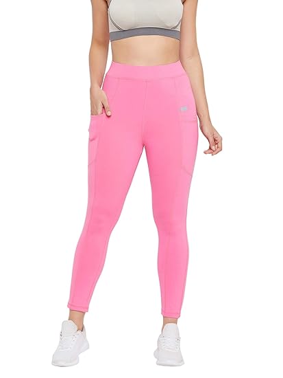 Women's Activewear Sports Ankle Length Tights with Pocket