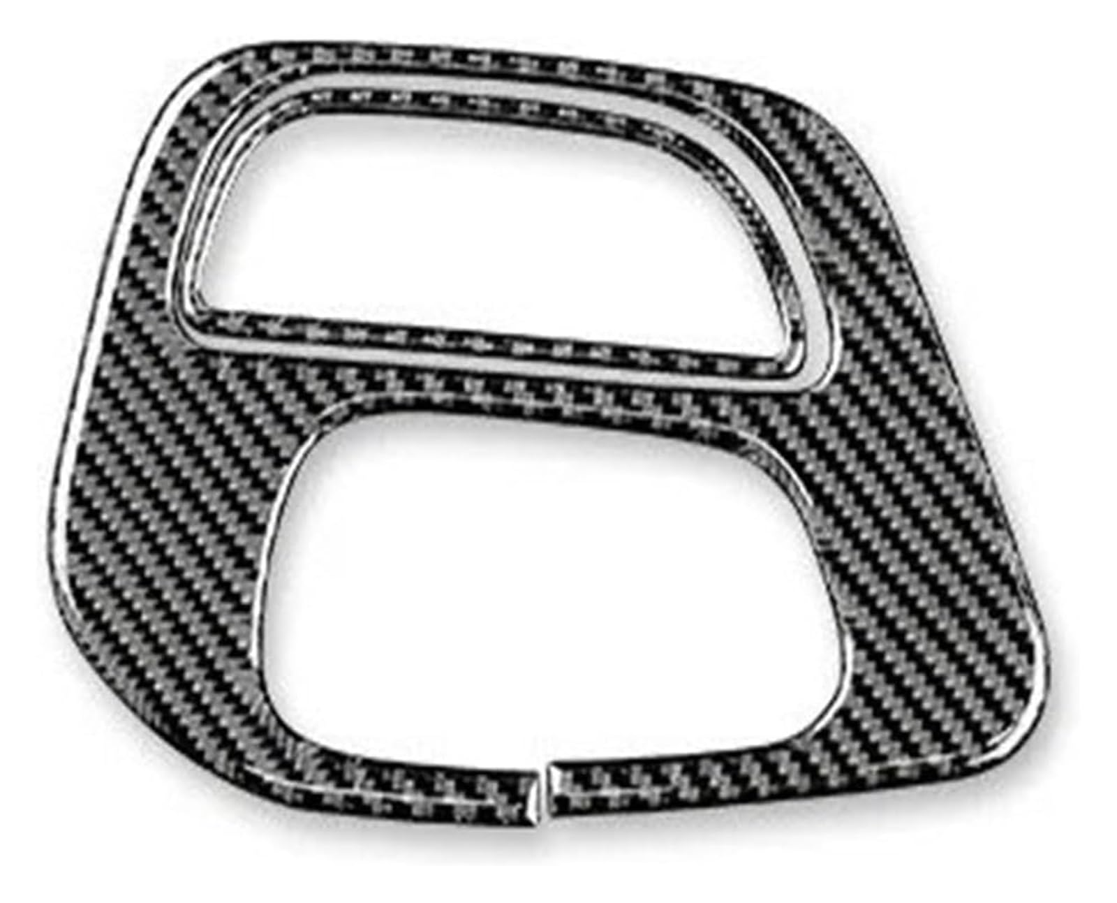 Carbon Fiber Interior Stickers for Dodge for Challenger 2015-2023 Interior Car Gear Shift Panel Real Soft Carbon Fiber Sticker Mouldings(Type C)