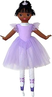 Anico Well Made Play Doll for Children La Bella Ballerina, African American, 36
