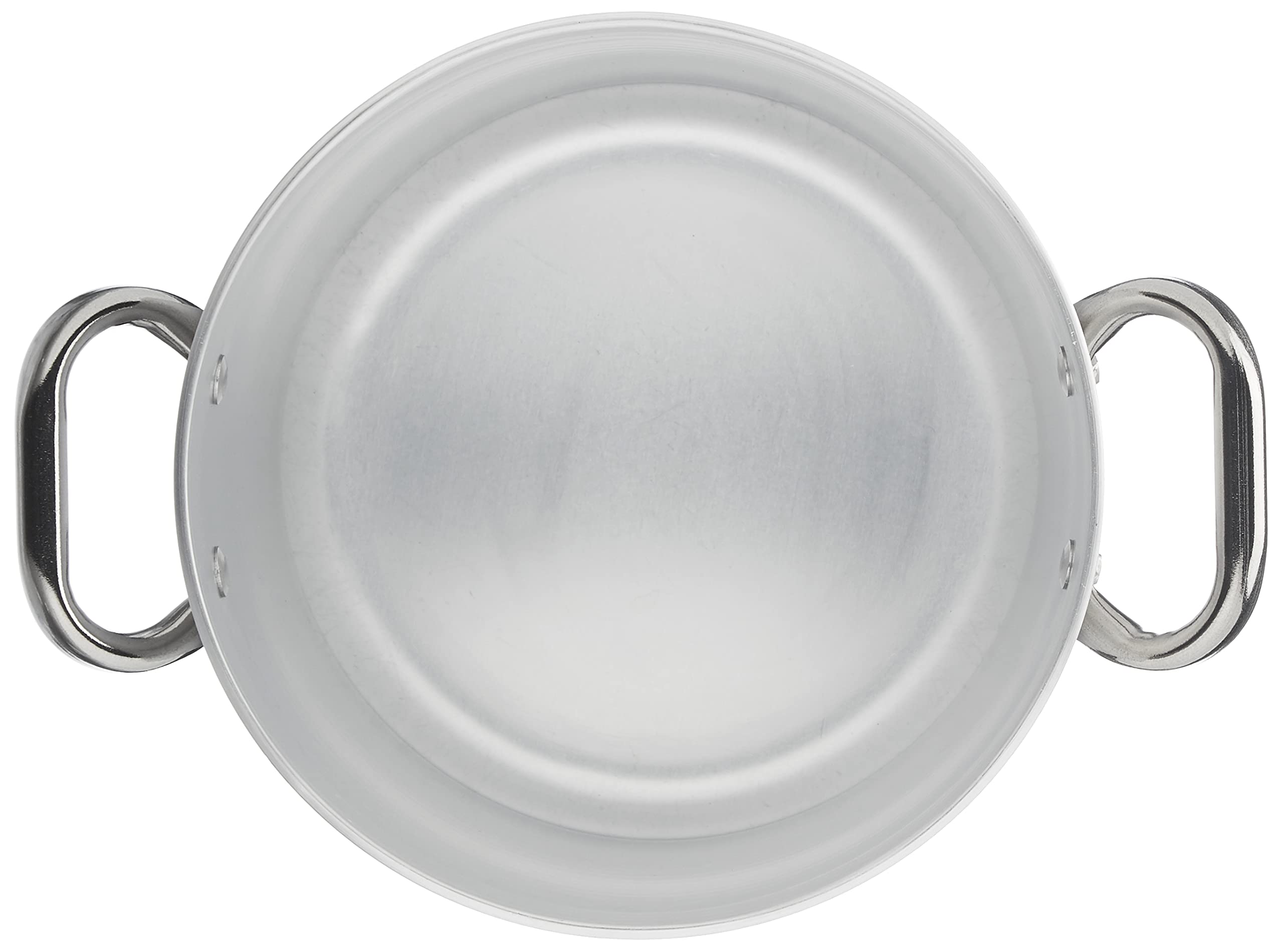 Pentole Agnelli ALMA10320 Pentola Alta con Due Maniglie Inox, Argento, 20 cm, 1 Pezzo