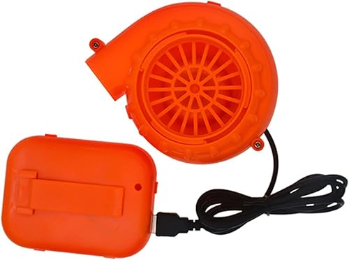 Ventilador de disfraz inflable, mini ventilador inflable portátil para disfraz de dinosaurio u otros trajes inflables de ropa de juego (versión