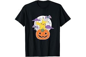 Spooky Surplus: Halloween Pumpkin Pikachu & Zubats T-Shirt