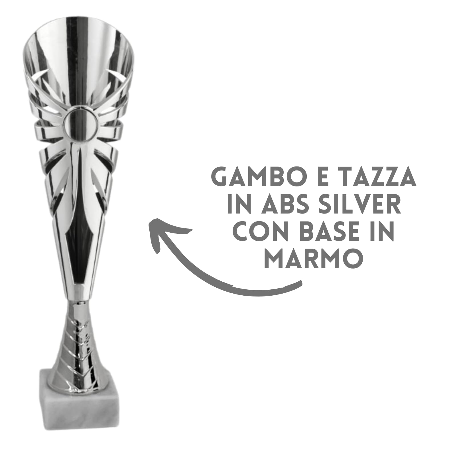 Trofei Personalizzati in Set Completi per Il Calcio, Calcetto o Fantacalcio con Tris di Coppe, Miglior Giocatore e Capocannoniere Varie Misure e Budget Premiazioni