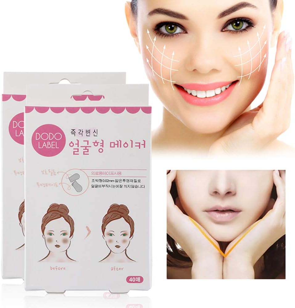 Face Lift V Sticker Makeup Face Chin Lift Tools Thin Artifact Invisible Medical Tape 40pcs