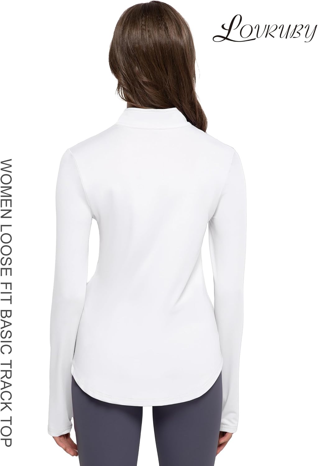 Womens UPF 50+ Sun Shirts Quarter Zip Pullover Rash Guard Long Sleeve Golf Polo Shirts UV Shirts Running Hiking