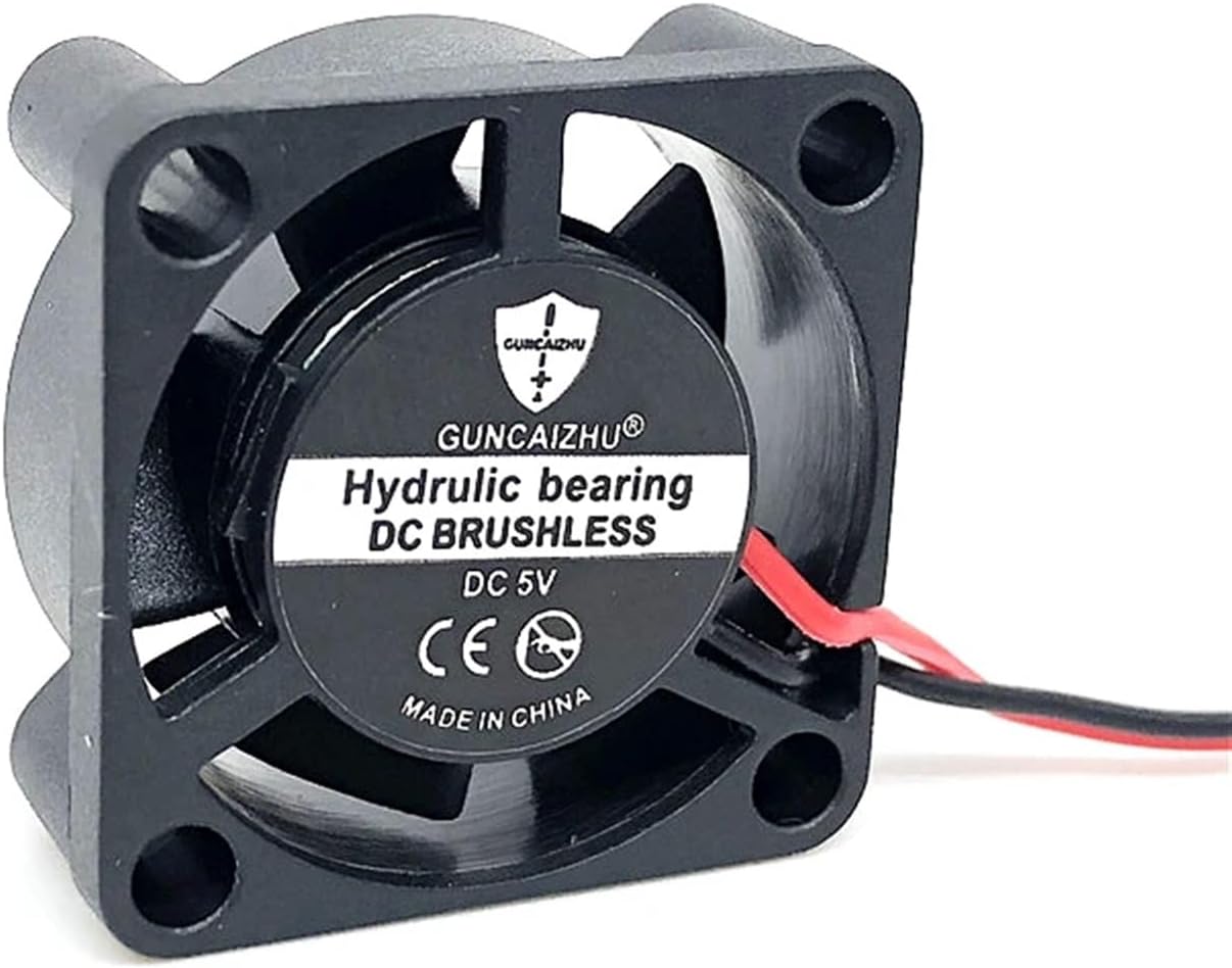 5PCS Hydrulic bearing 2510 25MM 25x25x10MM Graphics card Cooling fan 5V 12V 24V m.2 SSD Fan with 2pin(Color:24V)