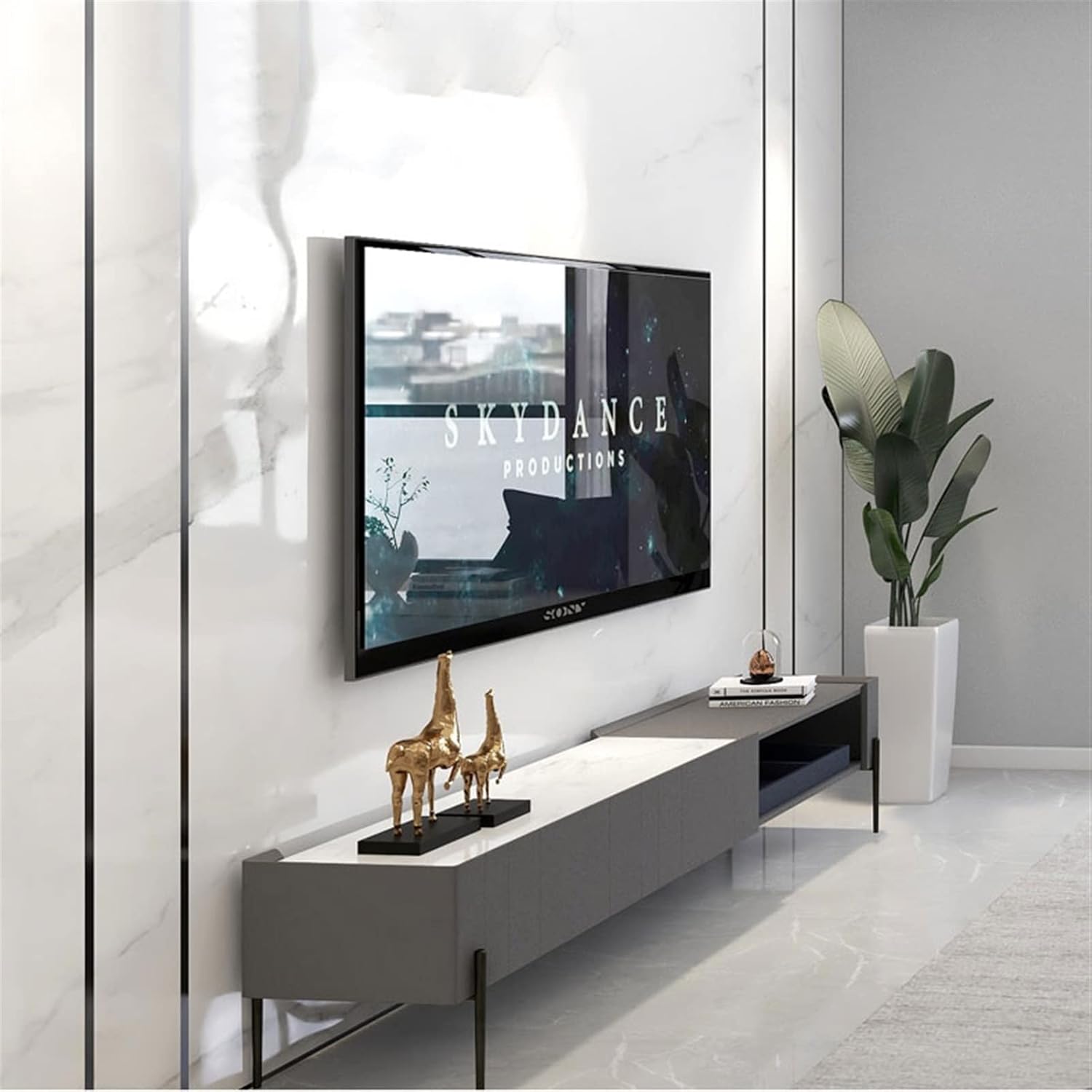 Floor TV Stand Wall Mounted TV Mounting Rack Home Living Room Telescopic Rotating Folding TVs Rack Office Conference Room LCD Display Bracket''32-55''inch Height Adjustable Tall TV