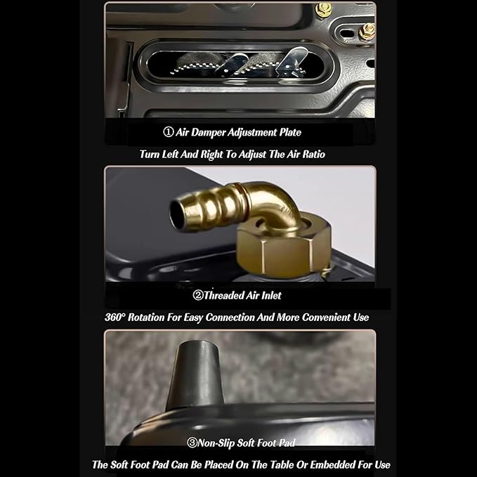 Estufa a Gas Empotrable 1 Puesto 32 cm Gas miniatura 8