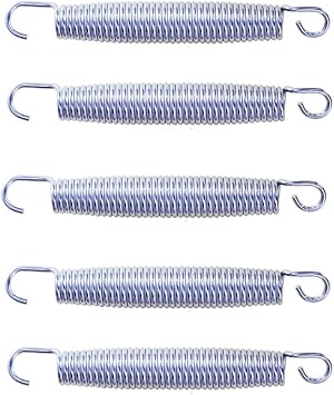 Trampoline Springs,Trampoline Springs Heavy Duty Stainless Steel 5.5 inches Trampoline Replacement Springs 5PCS