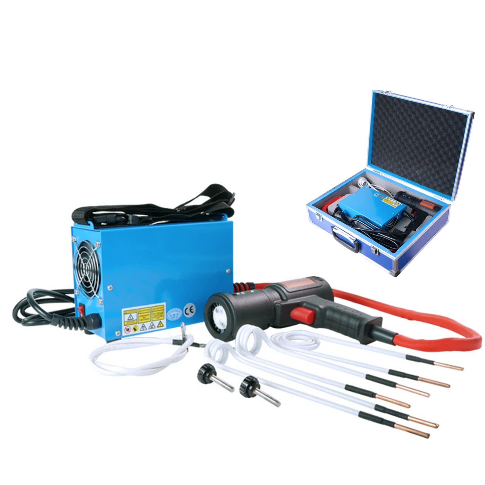 Chauffage à Induction 1500W magnétique pour Automobile Chauffage sans Flamme Outil à Main pour enlever Les boulons et Les vis rouillées,220V