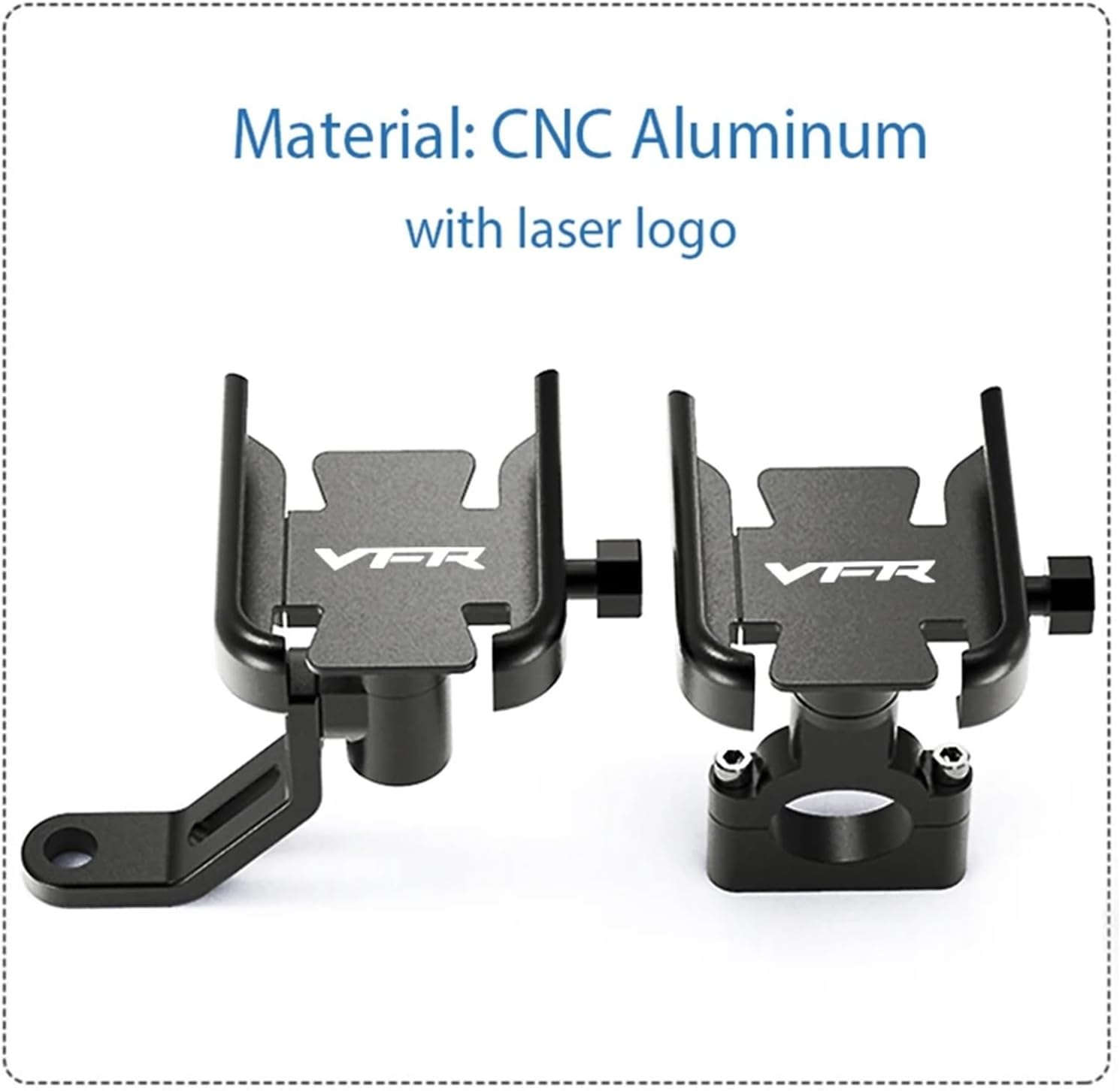 for Vfr750 Vfr800 Vfr1200 Vfr1200F Motorcycle Accessories Handlebar Mobile Phone Holder GPS Bracket Stand(Silver)