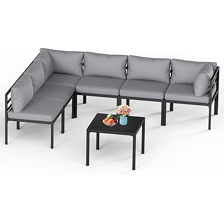 Oakmont Iron Outdoor Furniture Set - Comfort and Style for Your Patio