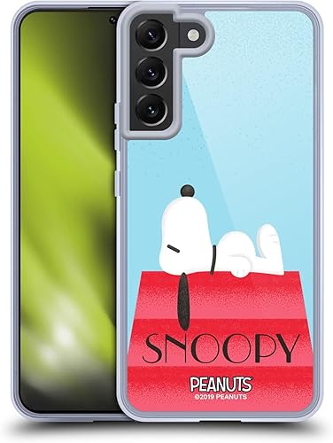 Miniatura 158 de Head Case Designs Funda de gel suave con licencia oficial de Peanuts House Snoopy Deco Dreams compatible con Samsung Galaxy S23 5G Casa,Blue