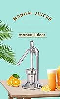 Vista 2 de Exprimidor de hierro fundido, prensa manual de hierro fundido, extractor de jugo de prensa manual resistente para jugo de naranja de limonada Style-B