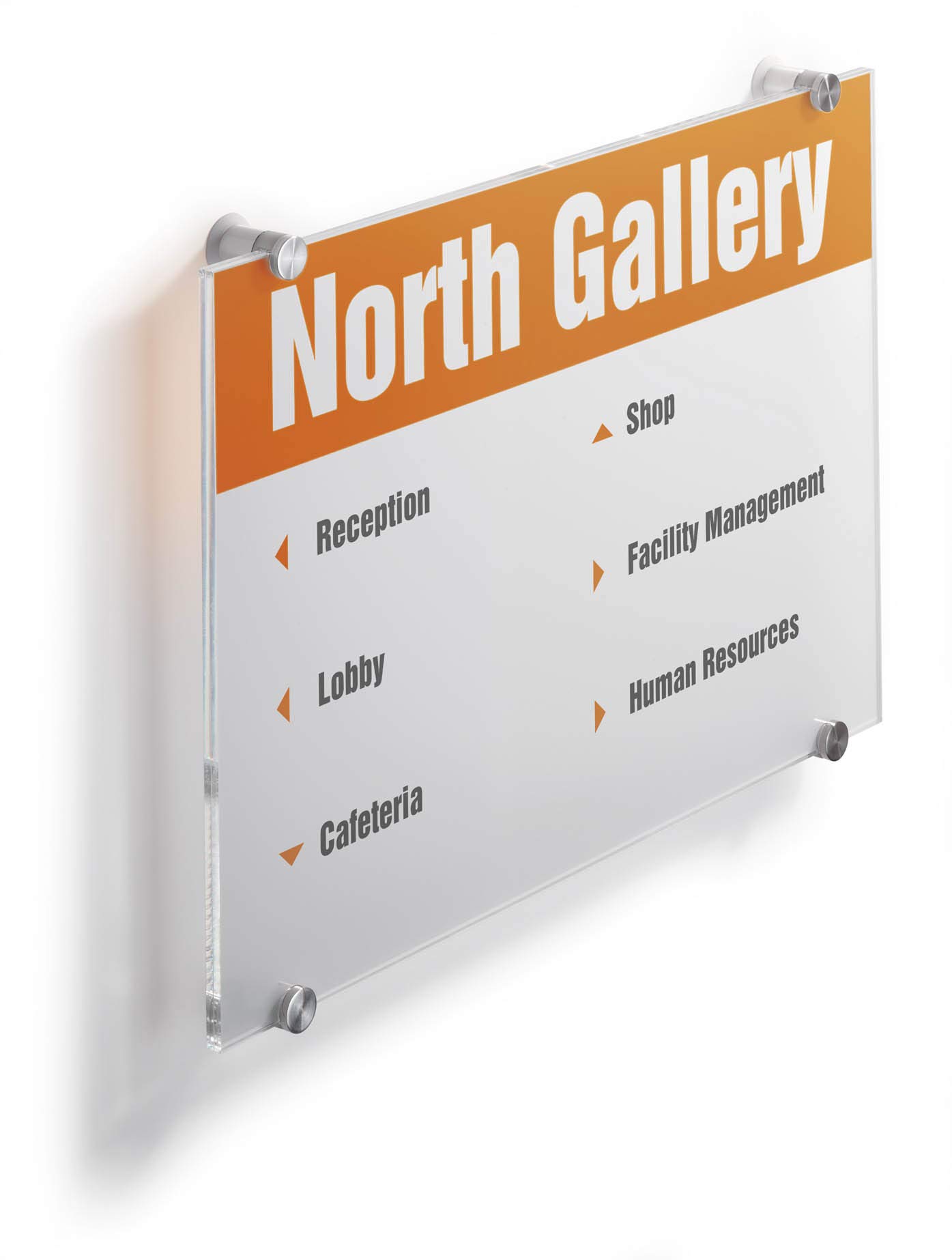 Durable Türschild Crystal Sign, 297 x 420 mm (A3), mit bedruckbarer Folieneinlage, transparent, 482619