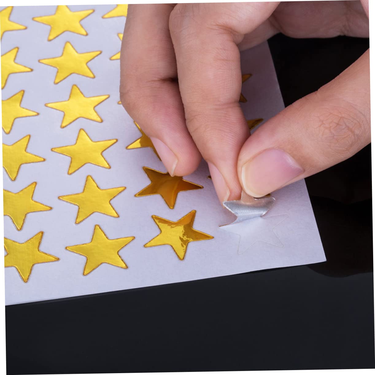 NUOBESTY 5 Sets Sternaufkleber Für Jungen Und Mädchen Belohnungstafel-aufkleber Entfernbare Pvc-hand-belohnungsaufkleber Zarte Jungen Und