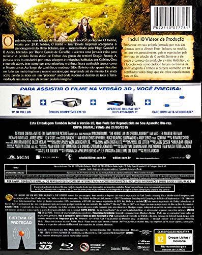 O Hobbit Parte 1 3D Combo [Blu-ray]
