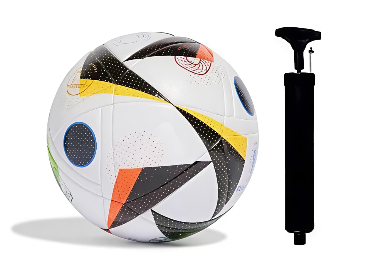 SKY GOLD Qatar World Cup Football with Pump |Size 5 for Outdoor Football - Size: 5 (Pack of 1) (Multicolor)-picture-27