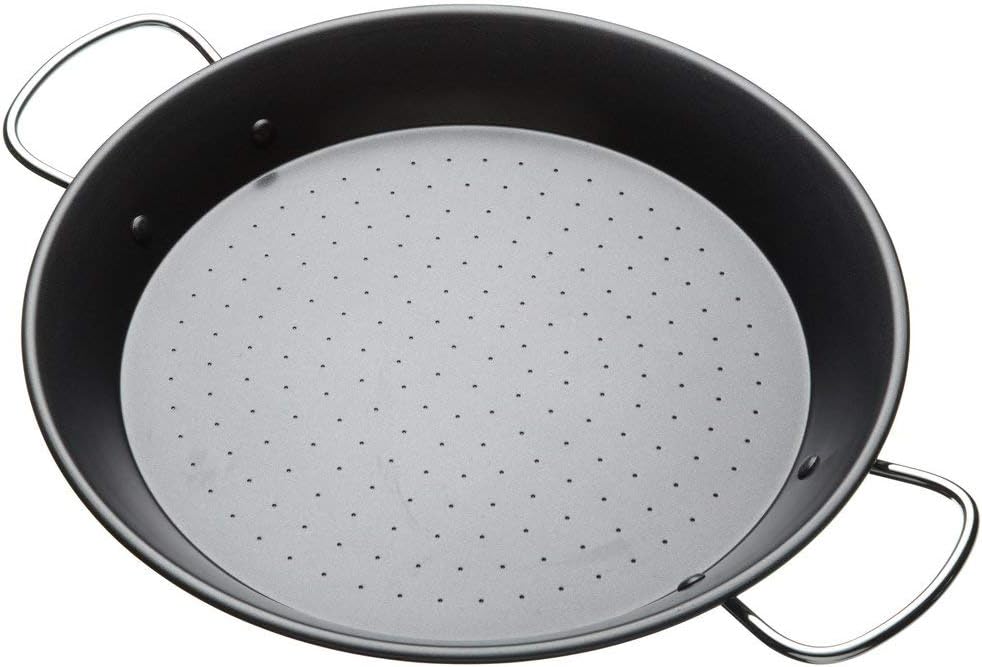 Kitchencraft 32 Cm Non Stick Paella Pan, Black