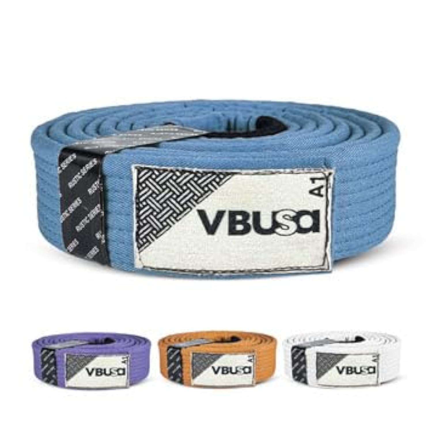 Rustic Series BJJ Belt,Judo Belt, Jiu Jitsu Pro BJJ Belts with Sleeve Bar for Ranking Stripes Size A1 - A4