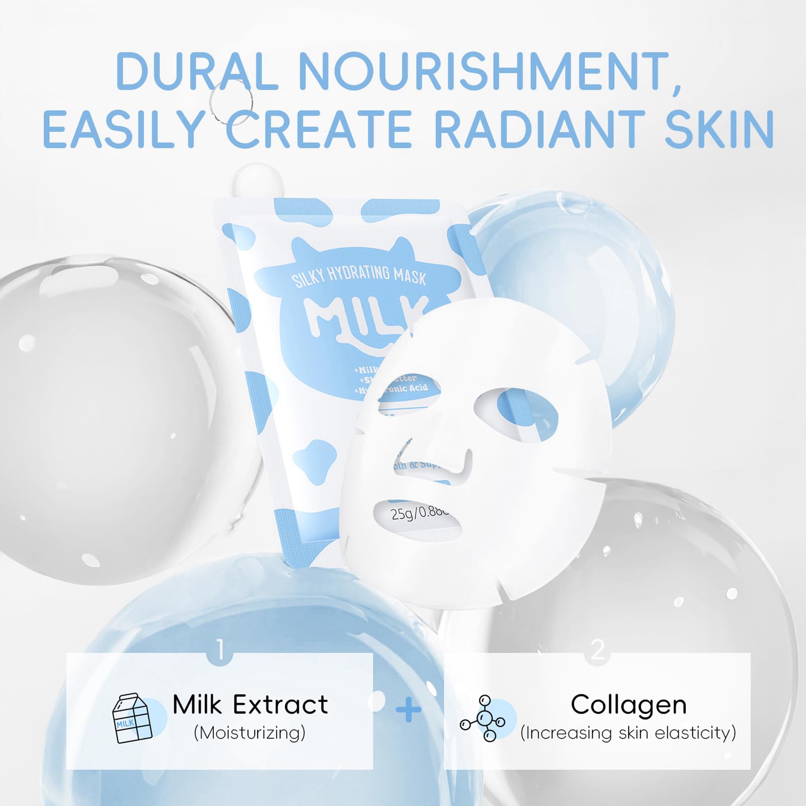 Milk Skincare Set for Teenage Girls,Milk Skin Care Sets&Kits,Beauty Gift Sets - Image 4