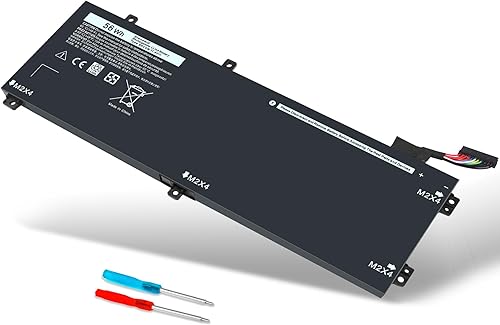 Batería para portátil RRCGW de 56 WH para Dell XPS 15 9550 9560 9570 Precision 5510 5520 5530 Mobile WorkStations Series compatible con H5H20 M7R96