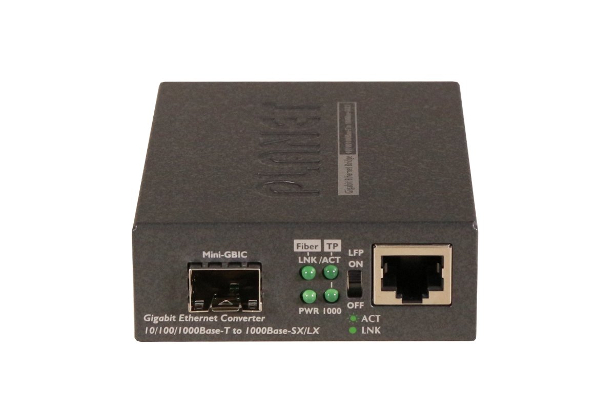 EXC Convertitore multimediale di rete Gigabit 411805 - Nero