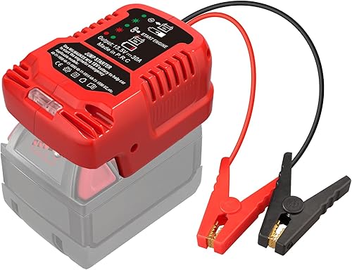 Adaptador de arrancadores de coche para batería Milwauke M-18 de 18 V, calibre 11, cables de refuerzo automotrices resistentes para arrancar