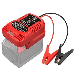 Car Jump Starters Adapter for Milwauke M-18 18V Battery 11 Gauge Car Battery Jump Starter Heavy Duty Automotive