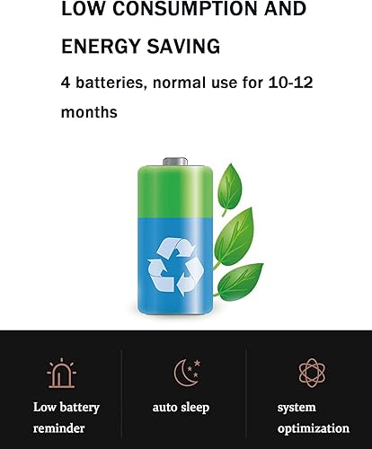 Miniatura 5 de FDOSE-POERRY - Cerradura de puerta de entrada sin llave, cerradura de puerta inteligente con código, cerradura de puerta con teclado con asa para