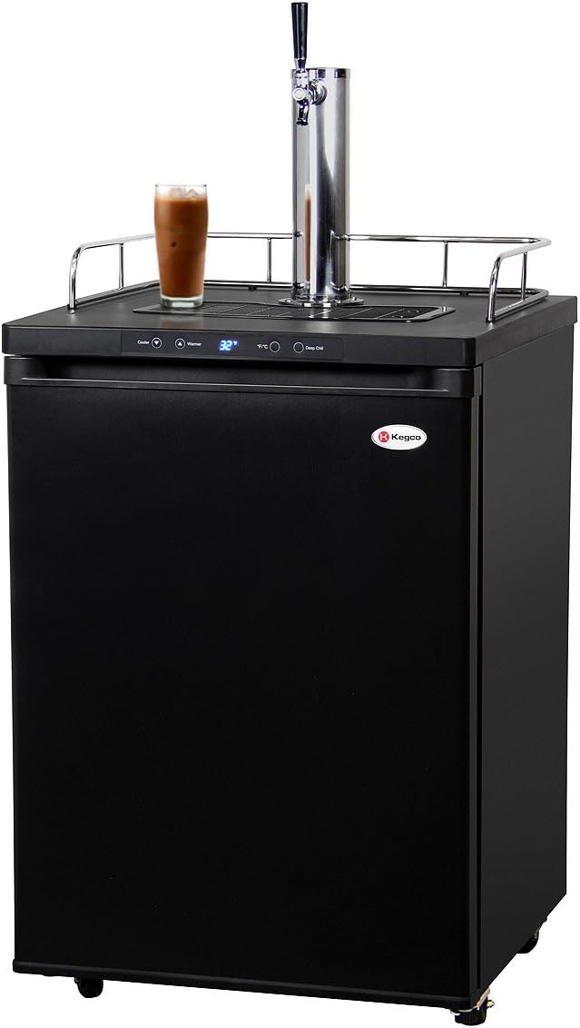 Kegco ICK30S-1 Digital Javarator Cold-Brew Coffee Dispenser - BlackStainless Steel
