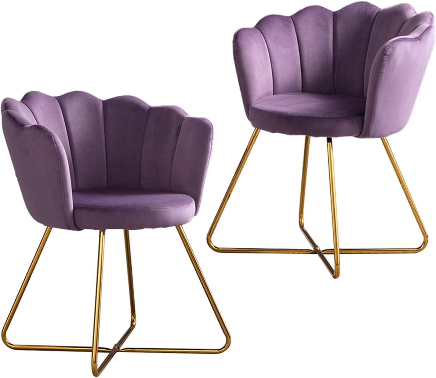 Pvillez Bedroom Chair, Accent Chairs Set of 2, Seashell