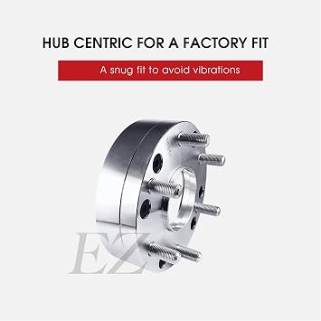 4 Wheel Adapters 5x5.5 to 6x5.5 | 5x139.7 to 6x139.7 Fits Dodge Ram 1500 Hub with Lip to Hub Centric Fit 6 Lug Chevy GMC Wheels