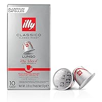 illy, Caffè in Capsule Compatibili in Alluminio CLASSICO Lungo