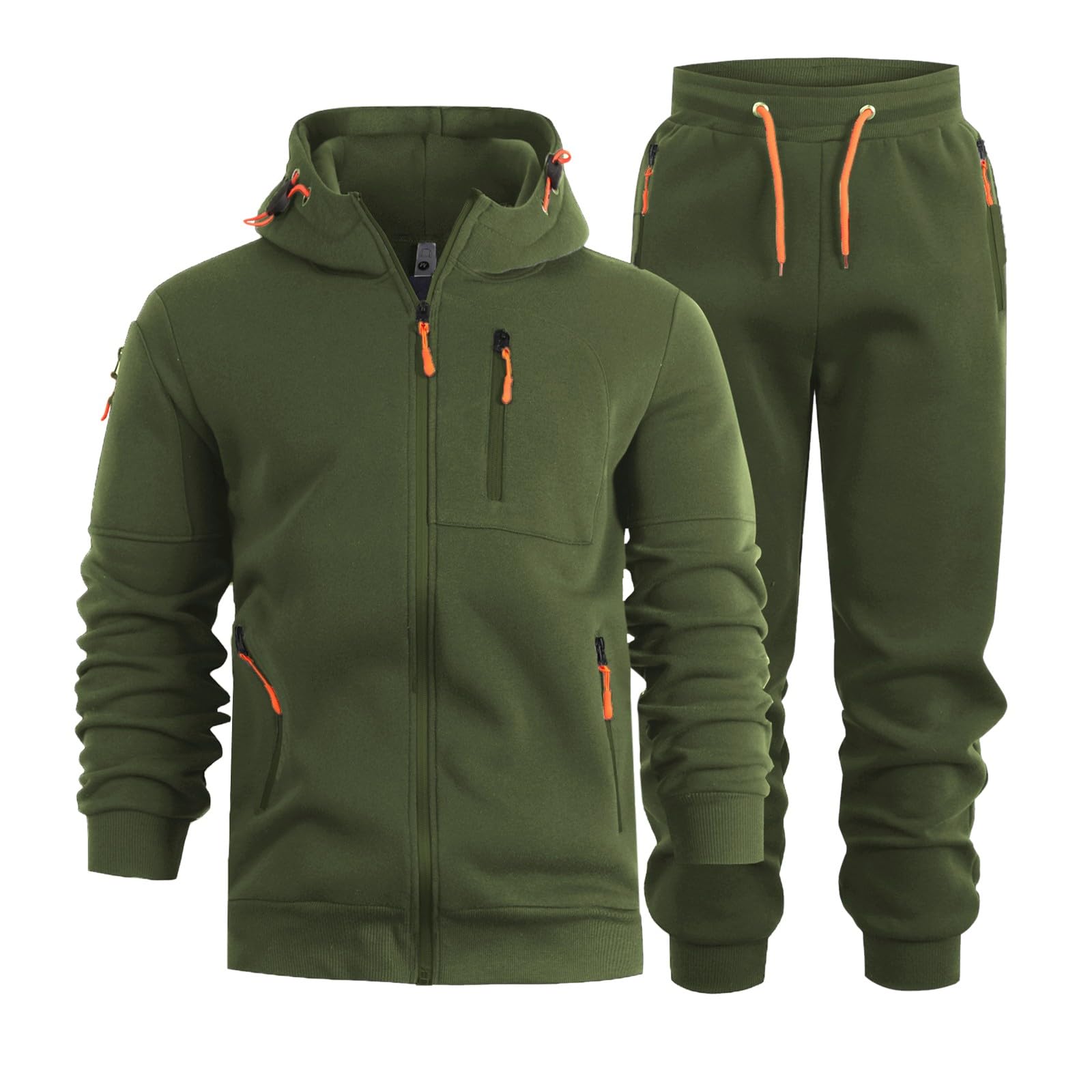 Tracksuit - Tuta sportiva da uomo, con chiusura lampo, set classico per il tempo libero
