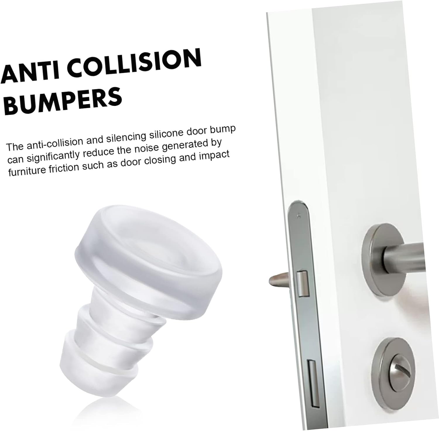 200 Pcs Stem Bumpers for Cabinet Doors Noise Reduction