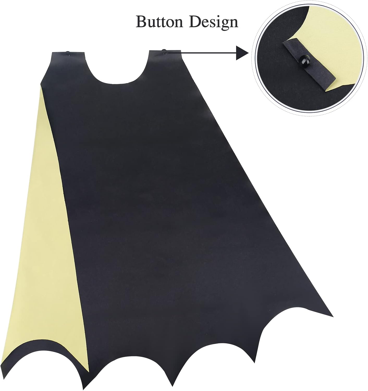 Miniatura 4 de Hugeek Hero Princess Costume for Girls Dress Outfits Fancy Birthday Halloween Party Cosplay Dress Up (black, 5-6 Years)