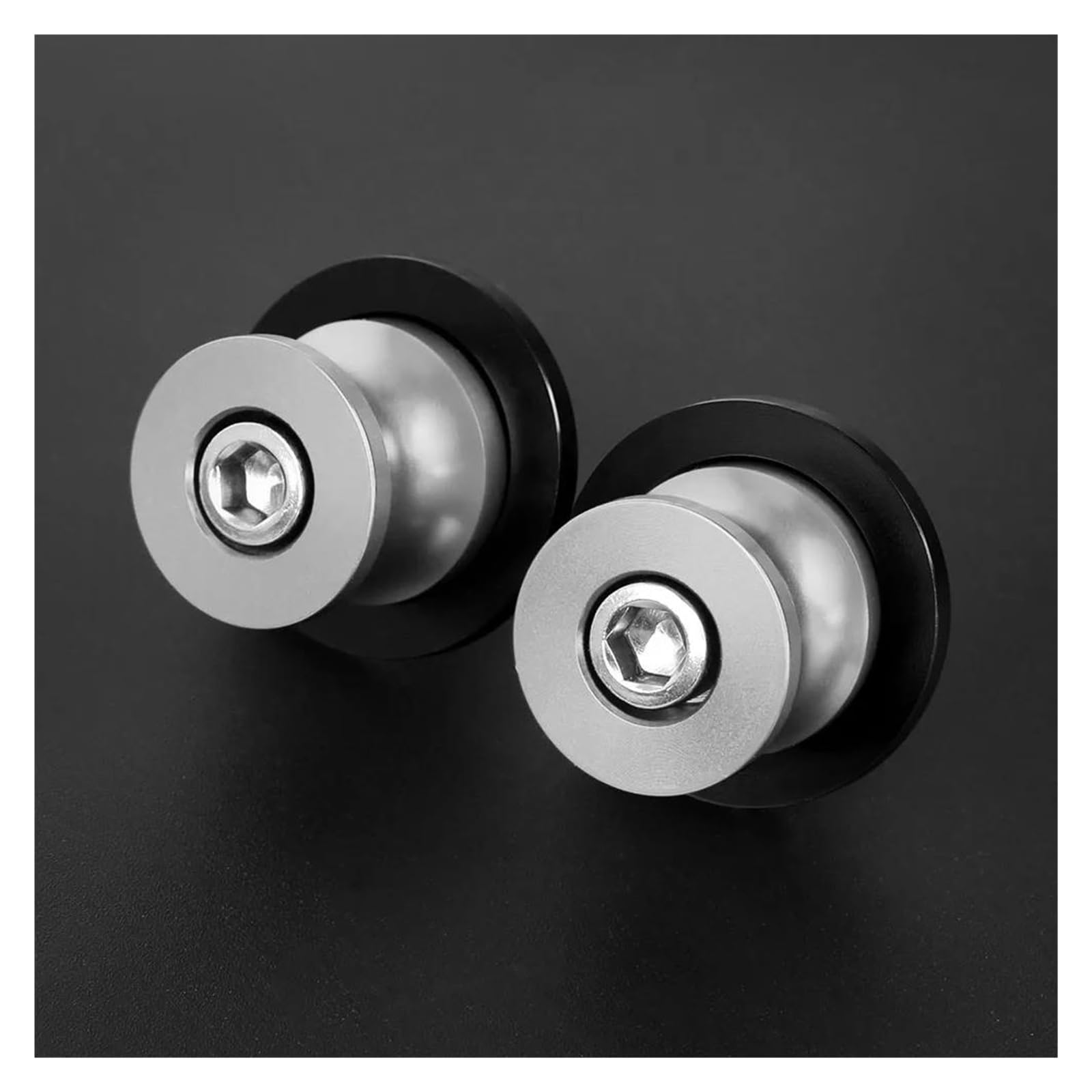 Bobbins For Rear Stand For Yamaha FZS 1000 FZS1000 FAZER 2001-2005 Motorcycle Stand Screw Swingarm Spools Sliders Swing Arm Sliders(Gray,No logo)