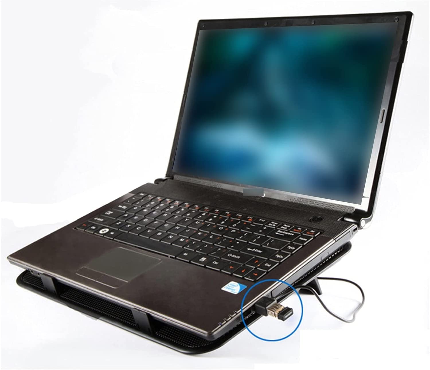 Chłodnica PC przenośna antypoślizgowa podkładka chłodząca USB podkładka chłodząca Heatsink podstawa 2 wentylator do notebooka chłodząca podkładka chłodząca komputer podstawa do laptopa 14 cali