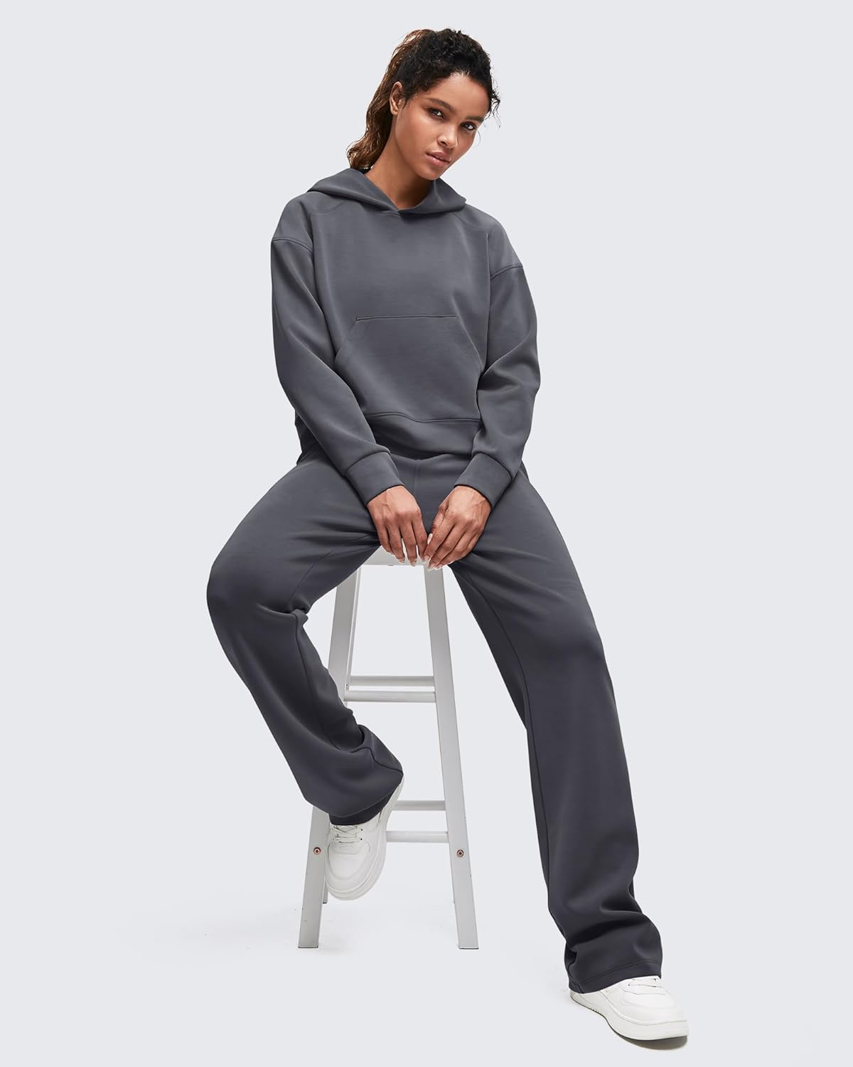 G4Free Smoofit Modal Soft Women's Fashion Hoodies Casual Pullover Long Sleeve Sweatshirts with Kangaroo Pocket - Image 5